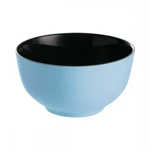 Glass serving bowl Luminarc ALIX BLACK L.BLUE 14.5 cm — tempered glass, 7.9 cm high, 355 g