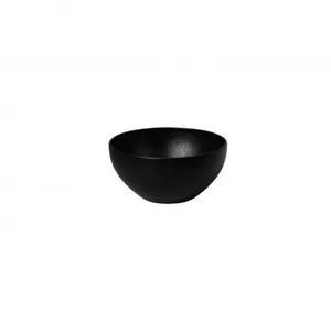 Porcelain bowl Leela Baralee FINE PLUS SATIN 15 cm — black