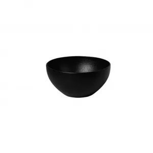 Porcelain bowl Leela Baralee FINE PLUS SATIN 18 cm, black