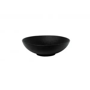 Porcelain bowl Leela Baralee FINE PLUS SATIN 21 cm, black