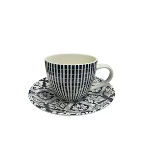 Tea cup with saucer Claytan MY011706LS/TA — 250 ml cup, 15 cm saucer