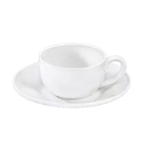 Porcelain complementary saucer Wilmax OLIVIA 250 ml, set of 6