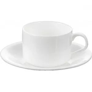 Porcelain tea cup set Wilmax OLIVIA TASE 160 ml with saucers, 2 pcs