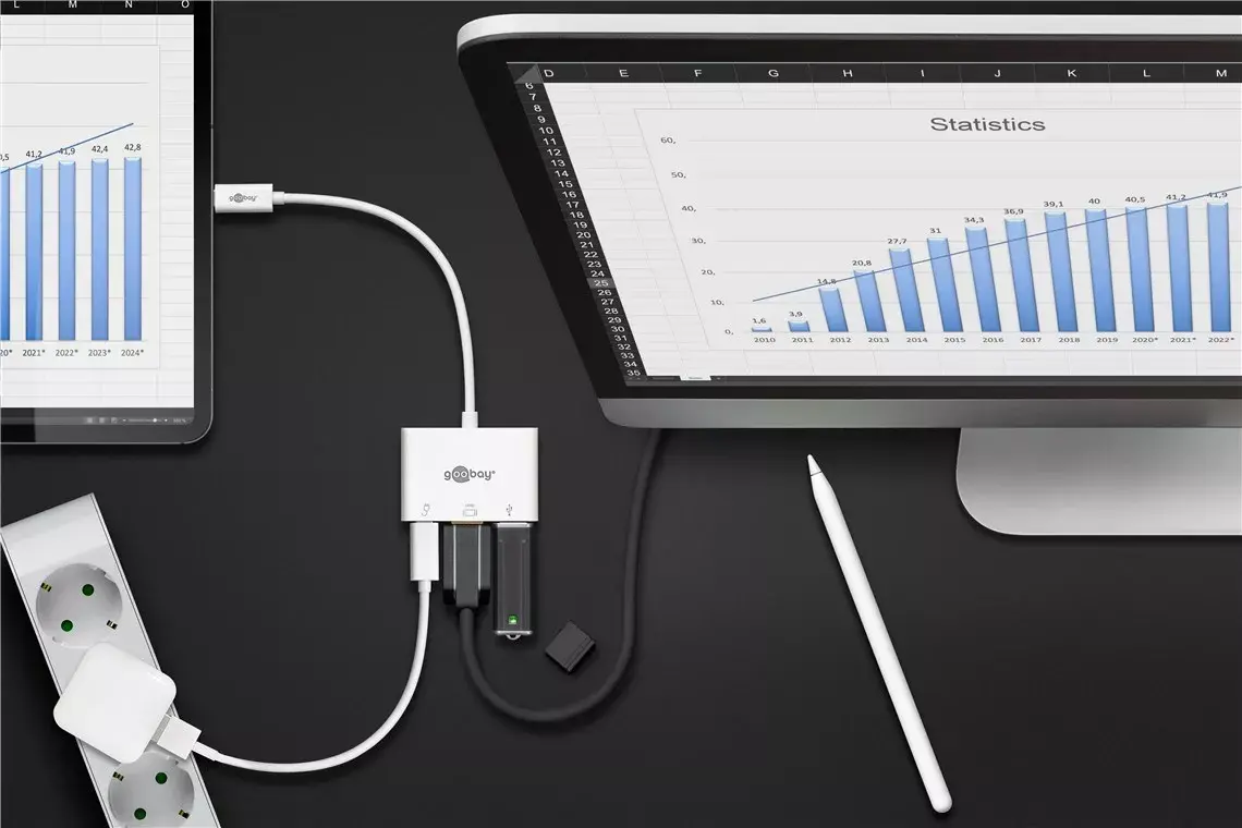 USB-C Multiport Adapter Goobay HDMI PD Photo 5