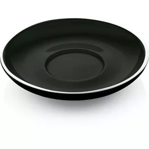 Dinner plate WAS Black Porcelain 15.5 cm by WAS ITALIA
