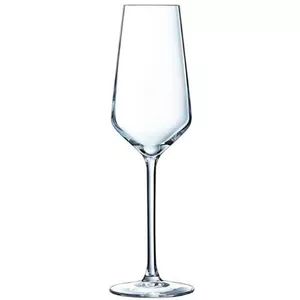 Champagne glass Eclat ULTIME 210 ml — stemmed flute, lead-free Cristallin crystal, dishwasher-safe