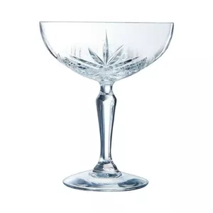 Champagne glass Arcoroc BROADWAY stemmed flute 25 cl, clear durable glass