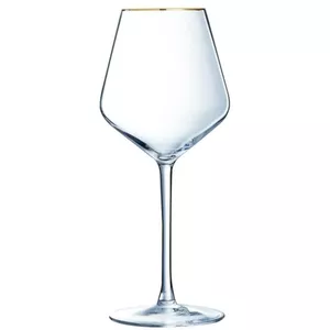 Wine glass Eclat ULTIME GOLD Cristal d'Arques 47 cl — clear lead-free crystal, 47 cl capacity