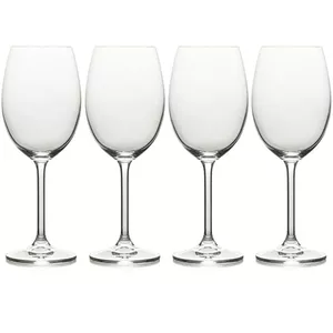 Crystal drinking glass set MIKASA Julie 468 ml — 4 pieces, lead-free, dishwasher-safe