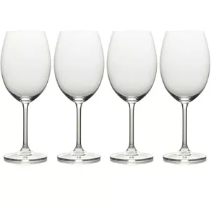 Crystal drinking glass set MIKASA JULIE — 739 ml capacity, set of 4, lead-free crystal, dishwasher-safe