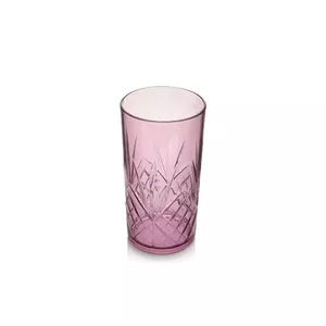 Drink Glass DEPA Charisma 600 ml Plum Pink Acrylic — 600 ml capacity, reusable plastic tumbler