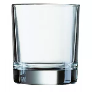 Whiskey glass Arcoroc 76477, transparent, 300 ml, sturdy thick base
