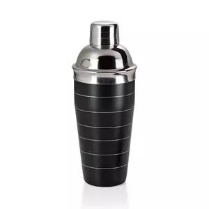 Hand-held beverage shaker WAS DE1233600070, black, 700 ml capacity