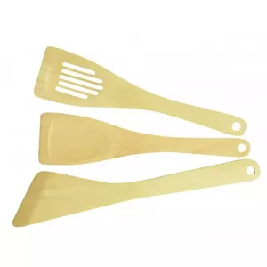 Wooden spoon set tescoma IT10637420 — 3 pieces, natural wood, 25/25/30 cm kitchen utensils