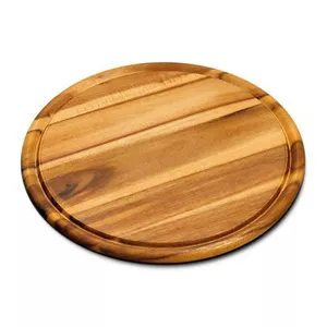 KESPER slate plate Wood Round 30 cm – round slate serving plate 30 cm