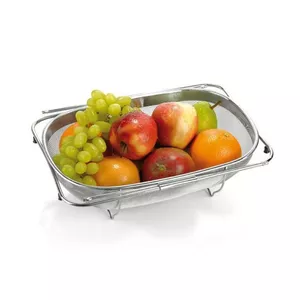 Kitchen utensil Tescoma GrandCHEF stainless steel extendible straining/serving basket 34–54×24 cm