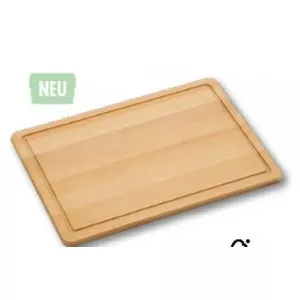 Kitchen cutting board KESPER DE7685111, 38×28×1.5 cm, wooden chopping board