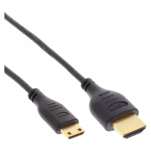 InLine 17533C HDMI kabelis 0,3 m HDMI Type A (Standard) HDMI Type C (Mini) Melns