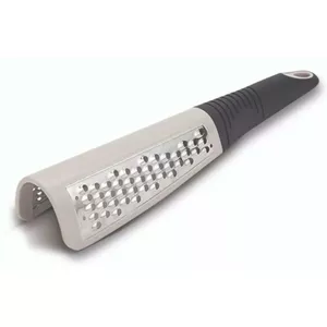 Ручная тёрка NAVA GR0210-186-001 28,5 см нержавеющая сталь, 2 рабочих поверхности, эргономичная противоскользящая ручка