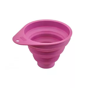 Silikona bļoda Lurch salokāma maisīšanai/servēšanai H3cm H10cm D4cm D11cm violeta