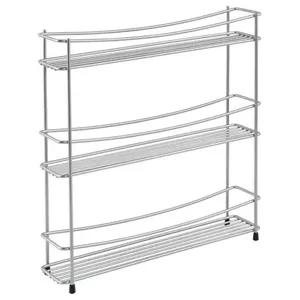 3‑līmeņu garšvielu plaukts METALTEX IT0136.46.53, metāls ar polytherm pārklājumu, 33×7×37 cm