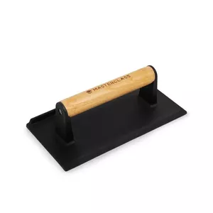 Grila prese Masterclass GB40MCGRILLPRESS čuguna ar koka rokturi 21×11×6.5 cm