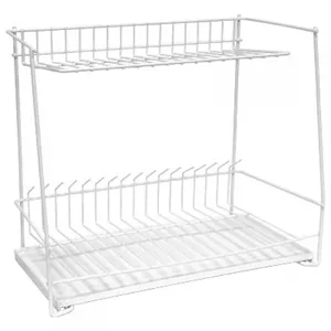 Dish dryer METALTEX IT0132.42.44 — 2-tier metal rack, 44×22×36 cm
