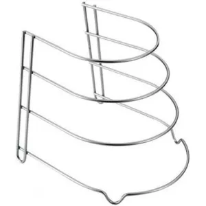 Pan rack stand METALTEX for 4 pans, 23×27×23 cm, polytherm-coated (IT0136.20.04)