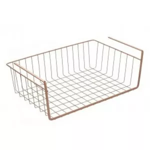 Storage basket METALTEX KANGURO-40, copper-colored stainless steel, 40×26×14 cm