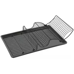 Dish dryer METALTEX LAVA WING-TEX IT0132.16.26 50×31×11 cm black, stainless steel and plastic