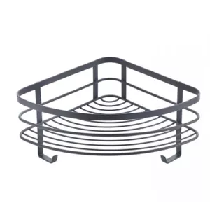 Полка для ванны METALTEX LAVA ORIGIN IT0140.11.42 25×25×13 см черная нержавеющая сталь Touch Therm®