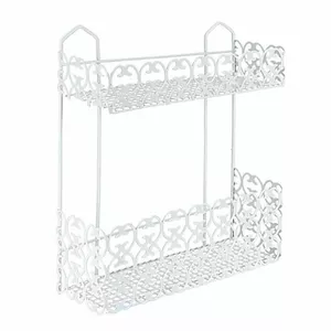 Metaltex FLORENZ 2-ярусная полка из нержавеющей стали с LDPE-покрытием — модель IT0142.33.02