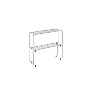 Wall-mounted bridge shelf METALTEX IT0136.43.10 white 29×7×15 cm, set of 2