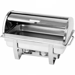 Stalgast stainless steel roll-top food pan PL32434090, 9 L, 66×33.5×40 cm
