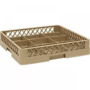 Glass washer rack Stalgast PL32810900 for 9 glasses, stainless steel-compatible, fits commercial dishwashers
