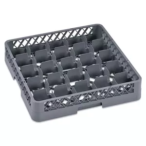 Dishwasher cutlery tray WAS DE1239860025 — 25 compartments, 50×50×10 cm, polypropylene