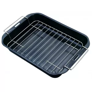 Frying pan with rack Tescoma Saphir 38 x 28 cm, stainless steel, non-stick coating