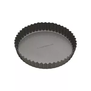 Cake Pan Masterclass CEPAMFORMA PĪRĀGAM 20 cm Grey Steel — fluted flan/quiche tin, loose base, carbon steel, 3 cm deep