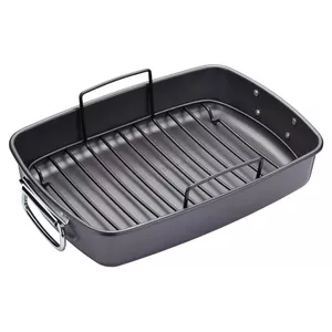 Roasting Tray MasterClass GB40KCMCHB52 40×28×7.5 cm carbon steel, grey