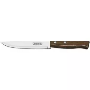 Kitchen knife Tramontina 15 cm narrow blade, stainless steel, natural wood handle