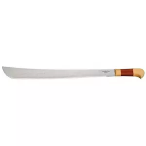 Kitchen knife Tramontina MAČETE 53 cm — carbon steel blade, wood handle, aluminum rivets