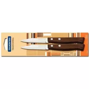 Kitchen knife set Tramontina Traditional 2 pcs — 7.5 cm stainless steel blades, ergonomic handles