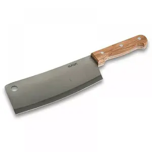 Meat Cleaver Knife NAVA Terrestrial, stainless steel blade 30cm, wooden handle