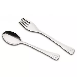Children's tableware set Tramontina BR0166970/030 — 2-piece stainless steel (plate and cup)