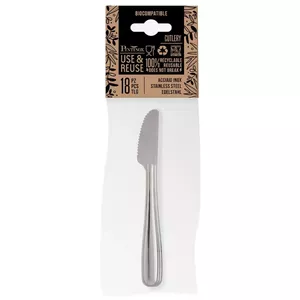 Cutlery set PINTINOX IT6500300 — 18 pcs stainless steel, dishwasher-safe, lightweight reusable
