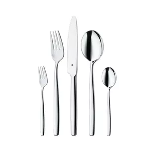 Cutlery set WMF BISTRO 24-piece for 6, Cromargan® 18/10 stainless steel, monoblock knives 18/0