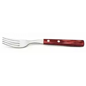 Dining fork Tramontina BR0121102/470 — stainless steel blade, Polywood handle, single-piece construction