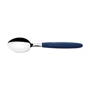 Serving spoon Tramontina BR0123363/410 — stainless steel head, blue handle