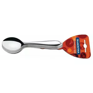 Teaspoons Tramontina LAGUNA set of 3, stainless steel, polished, dishwasher-safe