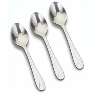 Set of 3 stainless steel spoons NAVA GR0210-127-023 — 3 pcs, stainless steel